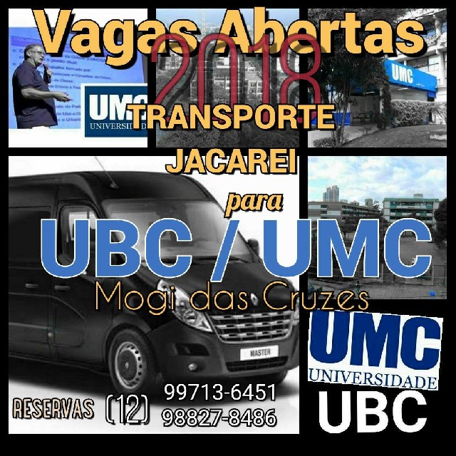 Transporte Executivo e Faculdade UMC e UMC