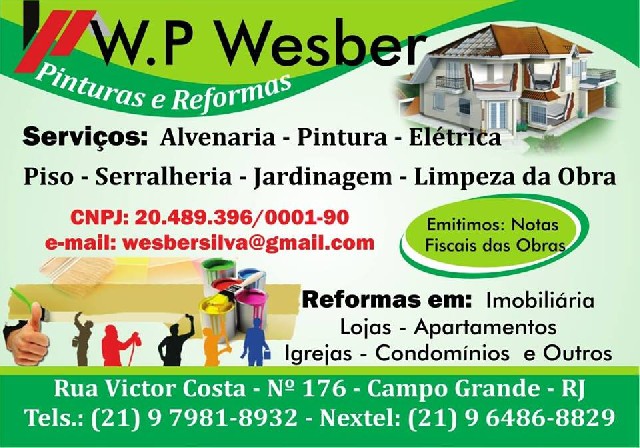 Wesber pinturas e reformas