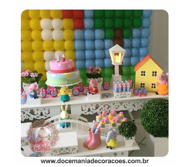 Foto 1 - Decorao peppa pig