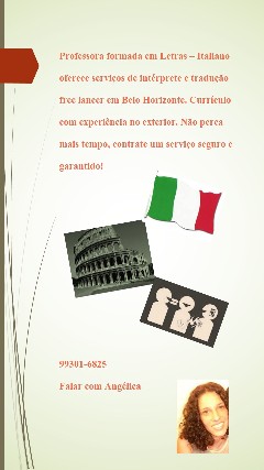 Foto 1 - Intérprete e tradução de italiano em bh